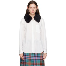 White Buttoned Shirt 232347F109003