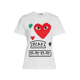 Large Heart Play T-Shirt