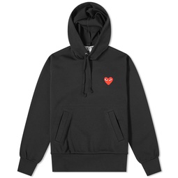 Comme des Garcons Play Womens Pullover Hoody Black