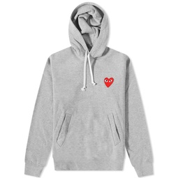 Comme des Garcons Play Womens Pullover Hoody Grey & White