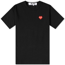 Comme des Garcons Play Invader Heart T-Shirt Black