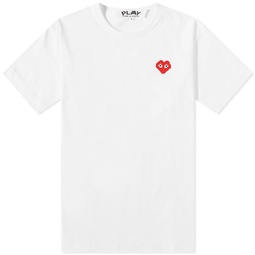 Comme des Garcons Play Invader Heart T-Shirt White