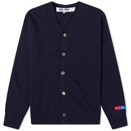 Comme des Garcons Play Invader Cardigan Navy