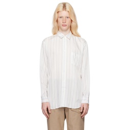 White Striped Shirt 232270M192027