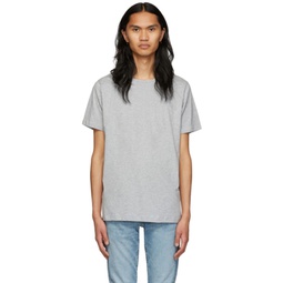 Grey Cotton T-Shirt 221270M213203