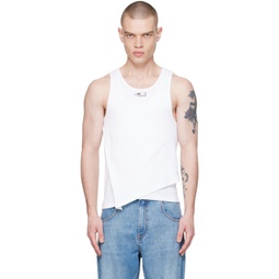 SSENSE Exclusive White Double Tank Top 241400M214001