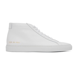 White Achilles Mid Sneakers 241133M236000