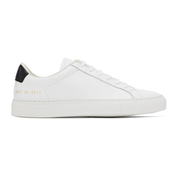 White Retro Low Sneakers 221426F128011