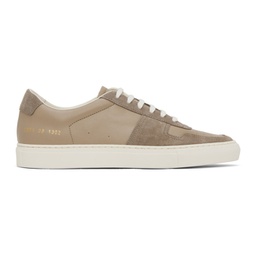 Taupe BBall Summer Sneakers 231133M237024
