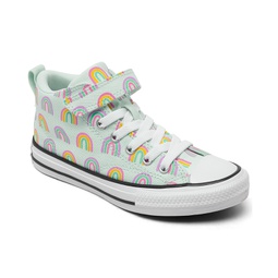 Little Girls Chuck Taylor All Star Malden Street Rainbows Adjustable Strap Casual Sneakers from Finish Line