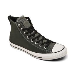 Mens Chuck Taylor All Star Leather High Top Casual Sneakers from Finish Line
