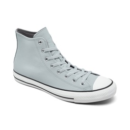 Mens Chuck Taylor All Star Leather High Top Casual Sneakers from Finish Line