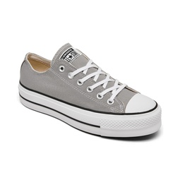 Women's Chuck Taylor All Star Lift OX Low Top Platform Casual Sneakers from Finish Line