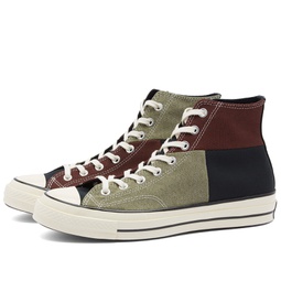 Converse Chuck 70 Crafted Patchwork Black, Trolled & Eternal Earth