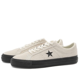 Converse Cons One Star Pro Shaggy Suede Egret & Black