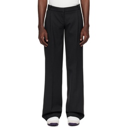 Black Tailored Trousers 241325M191003