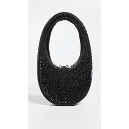 Crystal Embellished Mini Swipe Bag
