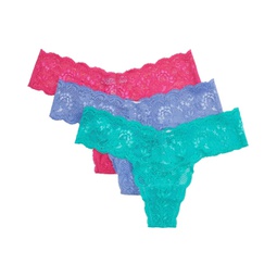 Womens Cosabella Never Say Never 3 Pack Lowrider Thong