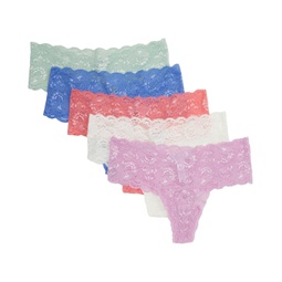 Womens Cosabella Never Say Never Comfie Thongs 5Pk