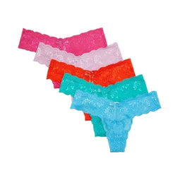 Womens Cosabella Never Say Never 5 Pack Lowrider Thong