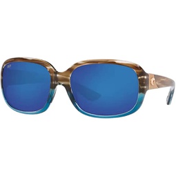 Costa Gannet 6S9041 Pillow Sunglasses for Women + BUNDLE with Designer iWear Eyewear Care Kit