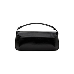 Black Sleek Leather Bag 232783F046009