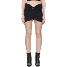 Black Ellipse Miniskirt 241783F090009
