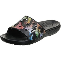 Crocs Unisex-Adult Classic Tie-Dye Graphic Slide Shower Sandal
