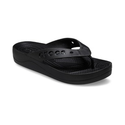 Womens Crocs Via Platform Flips Sandals