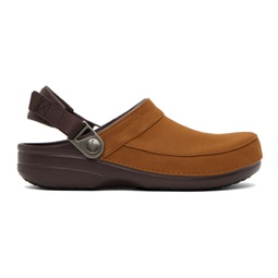 Brown & Tan Museum of Peace & Quiet Edition Classic Clogs 241209M234061