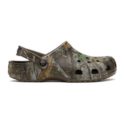 Brown Realtree Classic Clogs 241209M234047