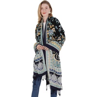 DANA XU 100% Pure Wool Oversize Large Blanket Cashmere Pashmina Soft Dupatta Scarf Shawls And Wraps For Women Evening Dress