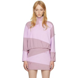 Purple Cotton Sweater 222349F097001