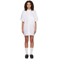 White The Raglan Pocket Dress Minidress 231898F052001