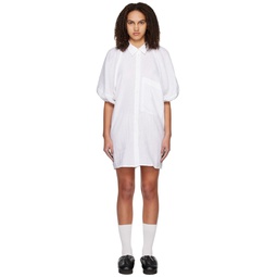 White The Raglan Pocket Dress Minidress 231898F052001