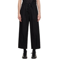 Black The Cotton Trousers 241898F087001
