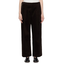 Brown The Straight Cord Lounge Pants 241898F086001