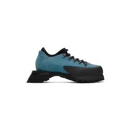 Blue   Black Poyana Boots 241156M255005