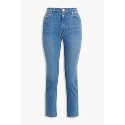 Kate cropped mid-rise straight-leg jeans