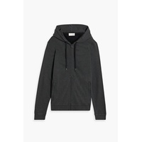 Cotton and modal-blend jersey zip-up hoodie