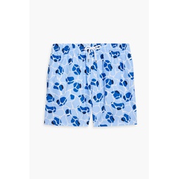 Maui mid-length printed swim shorts