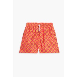 Tropez mid-length printed swim shorts