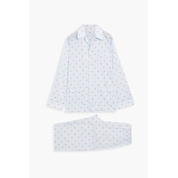 Nelson printed cotton-poplin pajama set
