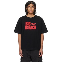 Black T Boxt Back T Shirt 241001M213022