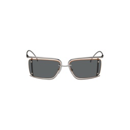 SSENSE Exclusive Gunmetal Sunglasses 232001M134003
