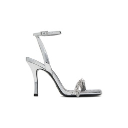 Silver D Vina Sdl Heeled Sandals 241001F125000