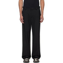 Black P Wire A Trousers 241001M191000