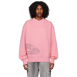 Pink S Mackis Sweatshirt 231001M204011