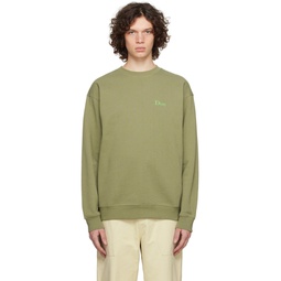 Green Classic Sweatshirt 241841M204012