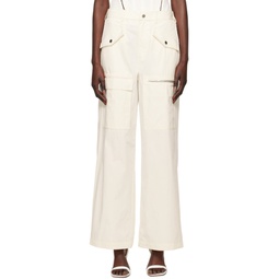 Off White Slouchy Trousers 231417F087011